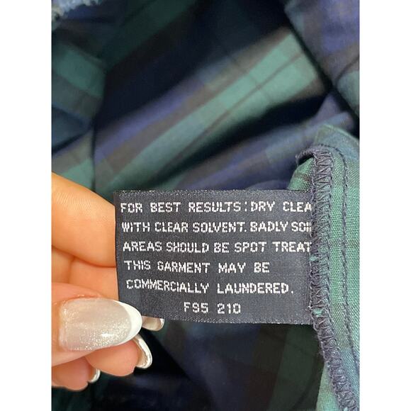 Aviator International VTG 95s Tartan Everyday Sports Bomber Jacket Mens Size L - Picture 9 of 15